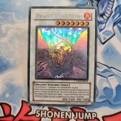 Yugioh France Black Rose Dragon CSOC-FR039 Ghost Rare Original - Image 1 of 4