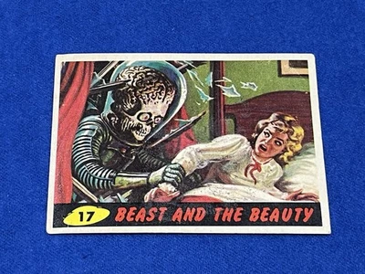 1962 Topps Mars Attacks Beast And The Beauty Non Sports Card Low/mid Grade - Image 1 of 4