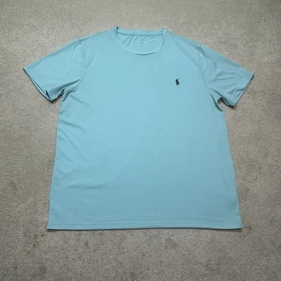 Camiseta Polo Ralph Lauren Performance Para Hombre Grande Azul Foto 1 de 4