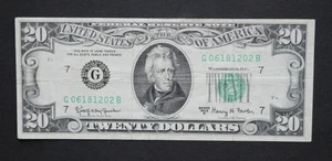 1963 A $20 Federal Reserve Note/Chicago/F-2066G/FREE SHIPPING! - Picture 1 of 8