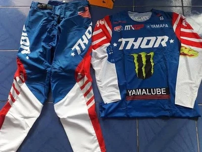 2025 Thor Yamalube Motocross Racing Gear Set Jersey/Pants Combo MX Suit - Image 1 of 2