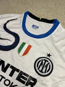 Inter Milan 2021 2022 Fan Token Nike Away Shirt Jersey Snake Maglia Camiseta M - Picture 1 of 8