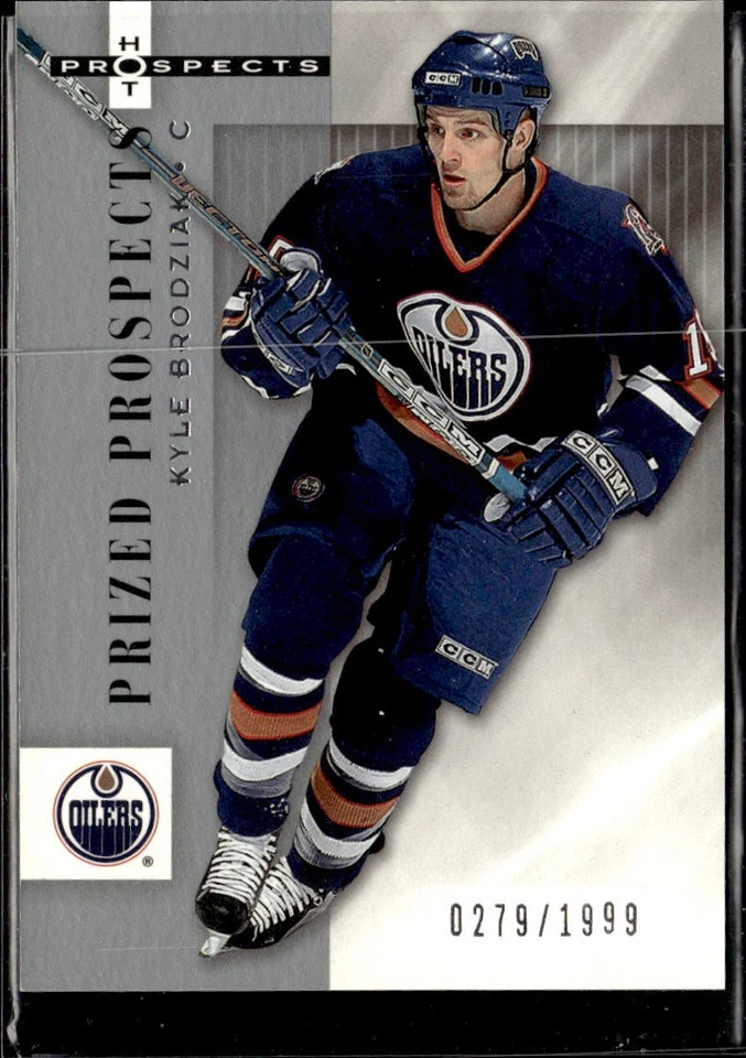 2006 Fleer Hot Prospects /1999 Kyle Brodziak Oilers 127 - Image 1 of 2