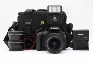 Canon EOS Rebel T5 EF-S 18-55 IS STM Camera Kit Black - Picture 1 of 13