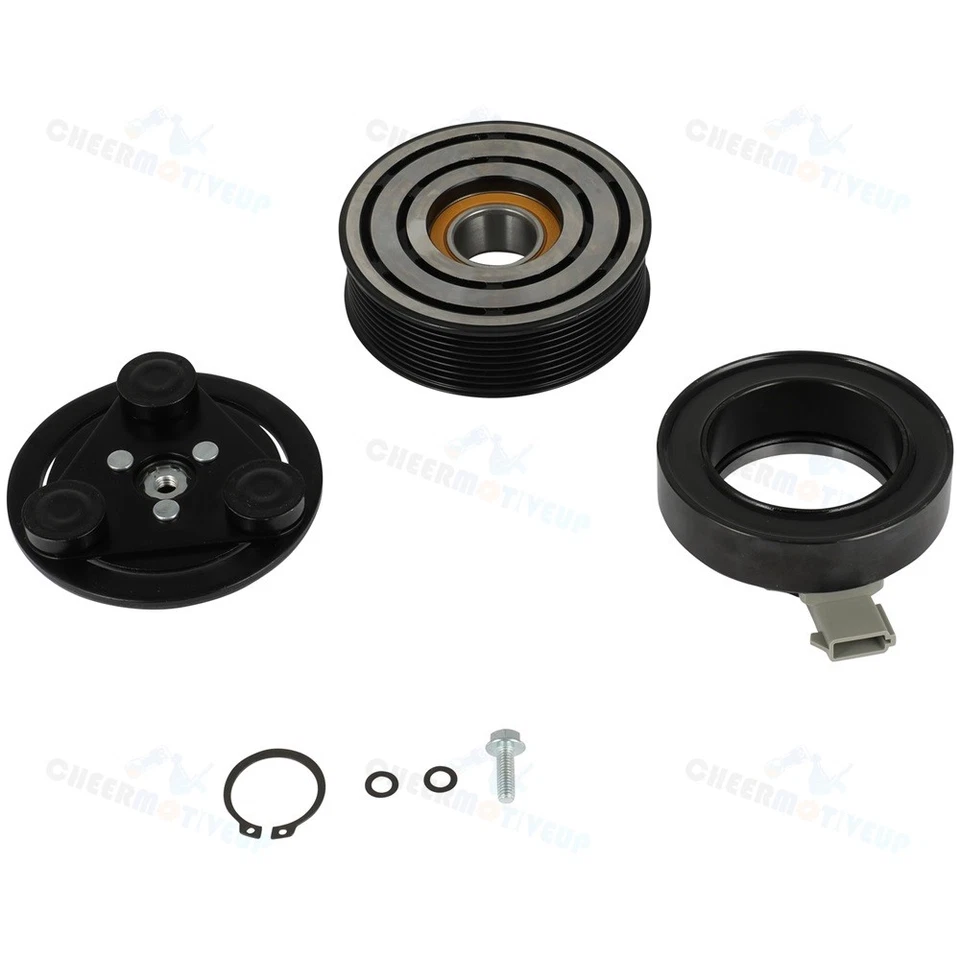 Conjunto de embrague compresor de aire acondicionado para Ford E-150 2002 E-250 Econoline 1997-2002 5,4 L Foto 1 de 4