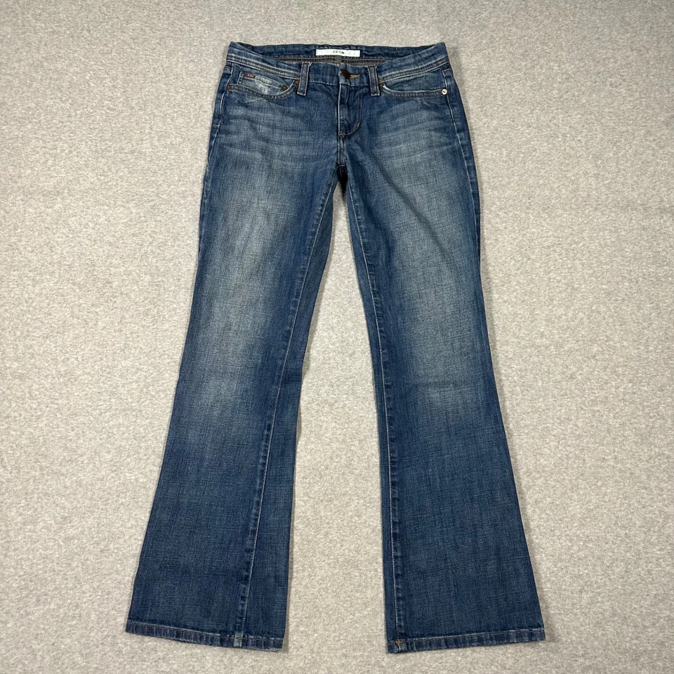 Jeans Joes Provocateur Bootcut tiro bajo lavado oscuro elástico denim para mujer 26 Foto 1 de 4