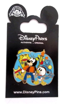 DISNEY 2008 GOOFY & DONALD TIKI ADVENTURE PIN - FEXIBLE STARTER SET    #58942 - Image 1 of 4