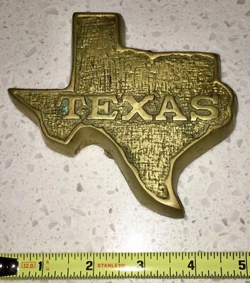 Carcasa Texas de latón sin pulir de 4,5 pulgadas - núcleo de madera maciza Foto 1 de 4