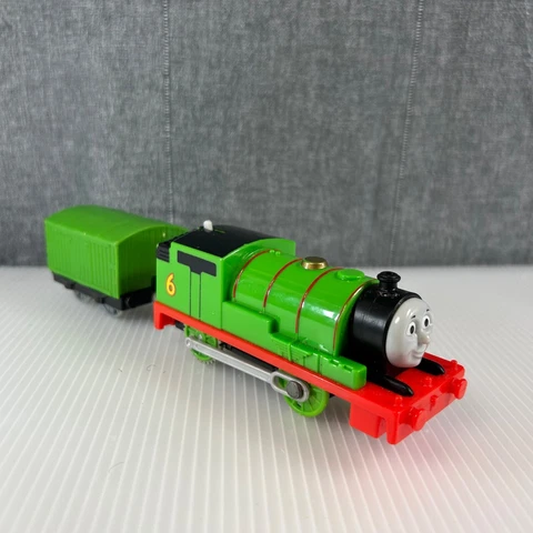 Thomas And Friends Trackmaster Motorized Percy Green Tender Cargo Vehicle Mattel Cover