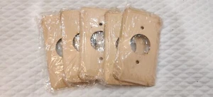 Menge 5 Maulbeere 1 Gang Einzel Buchse Deluxe Elfenbein Metall Wandplatten - Bild 1 von 1