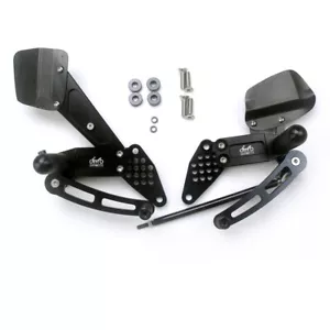 Suzuki B-King 1300 Rearsets Black Danmoto FR73 - Foto 1 di 4