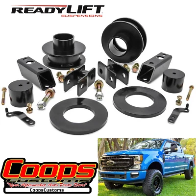 Kit de nivelación delantera de suspensión ReadyLIFT 2,5 pulgadas para Ford F250 F350 SD 2011-2024 Foto 1 de 4