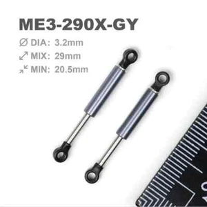 Orlandoo RC 1/32 Parts Micro Suspension SHOCKS Internal GUN (2PCS) ME3-290X-GY - Picture 1 of 6