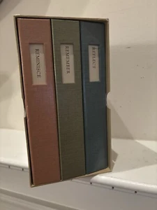 Hallmark Reflect Remember Reminisce 3-Binder 4x6 Photo Album Library - Picture 1 of 10