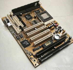 Sockel 7 Mini AT Biostar M5ATD (ALADDiN IV+) mit PS/2 Port + CPU & 64MB RAM - Bild 1 von 10