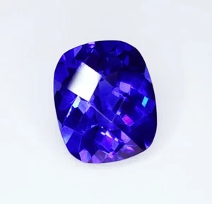 Loose Gemstone Natural Blue Sapphire 10 Ct Certified Cushion Shape Gems G101 - Picture 1 of 13