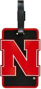 NCAA Nebraska Cornhuskers Luggage Tag Bag Tag ( 2.75" x 4.375") - Picture 1 of 2