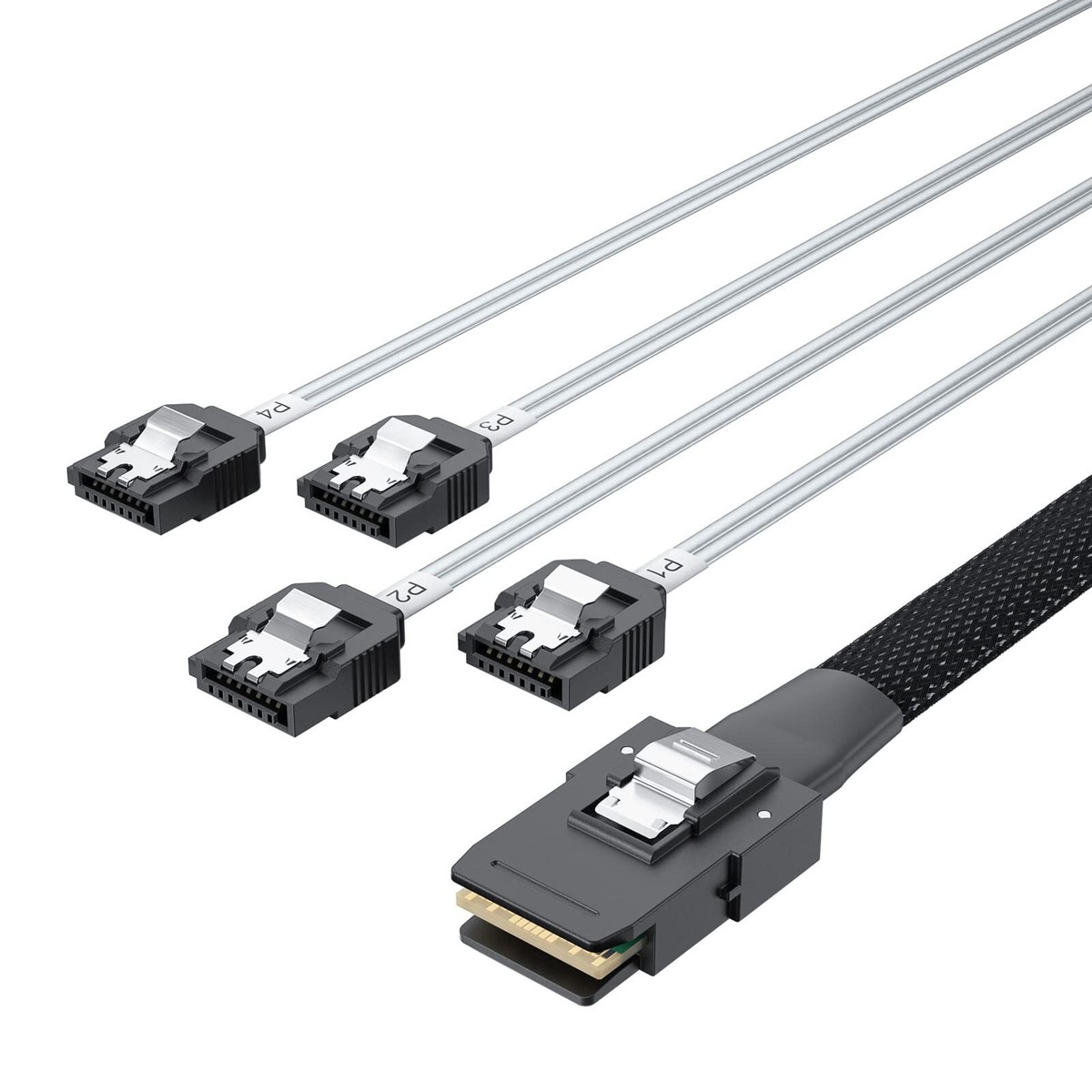 Câble Mini SAS SFF-8087 Vers SFF-8087 50 Cm – Interne 36 Broches Haut Débit 6 Gbps Pour Serveur RAID