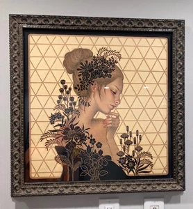 Original Audrey Kawasaki "Maybe Tomorrow" framed limited art print 2013 Signed - Picture 1 of 3