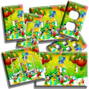 MICKEY MINNIE MOUSE GOOFY PLUTO WEIHNACHTSZEIT LICHTSCHALTER STECKDOSE HD WANDPLATTE - Bild 1 von 35