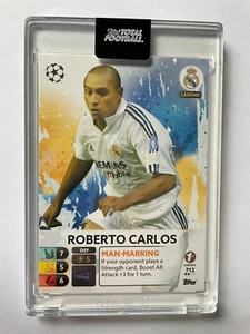 2022-23 Topps Total Football Legend #712 Roberto Carlos Real Madrid 1st Edition - Picture 1 of 2