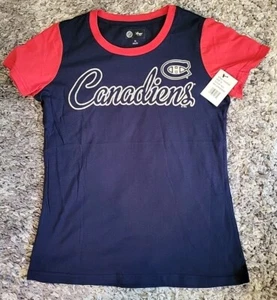 women's medium MONTREAL CANADIENS t-shirt, G-III 4her by Carl Banks, NHL, NWT - Picture 1 of 4
