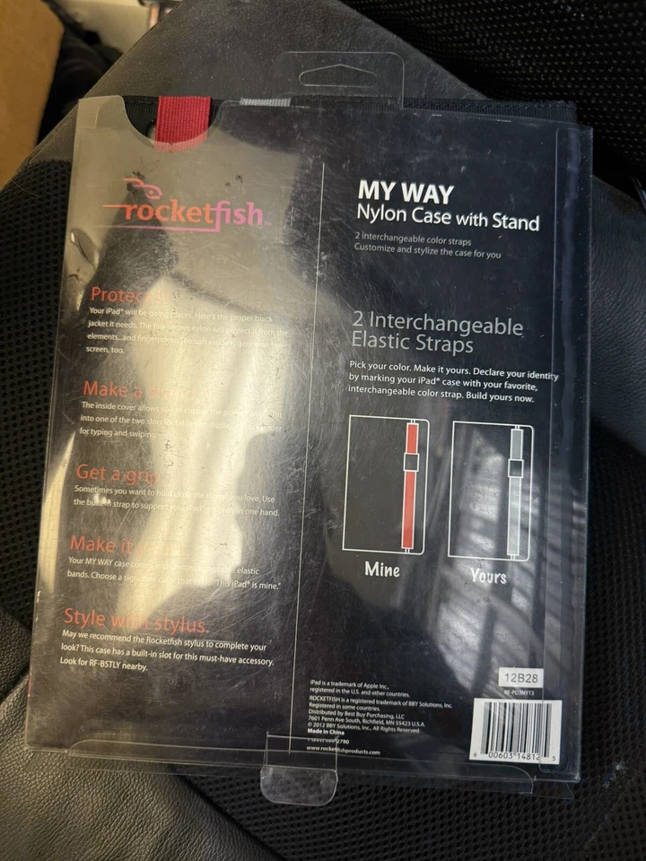 Rocketfish MY WAY Nylon Case for Apple IPad 2,3 ,4 COVER FOLIO - Image 1 of 1