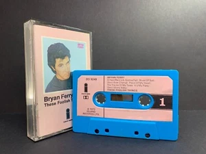 Bryan Ferry THESE FOOLISH THINGS Cassette ZCI9249 *RARE PINK LABELS/BLUE SHELL* - Picture 1 of 9