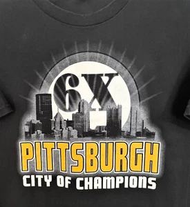 Vintage Pittsburgh 6 x City Of Champions XL T Shirt ALL SPORTS - Bild 1 von 3