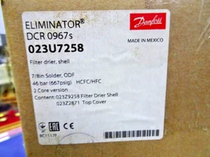 1PC- Danfoss 023U7258 Filter drier, shell, DCR, 7/8in- BRAND NEW - Picture 1 of 5