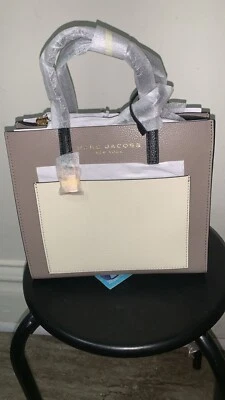 (NUEVO) ¡Cartera de cuero Marc Jacobs Grind Mini Loam Soil ColorBlock! Foto 1 de 3