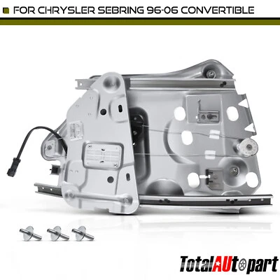 Regulador de janela com motor traseiro direito para Chrysler Sebring 1996-2006 conversível - Imagem 1 de 4