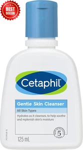 Cetaphil Gentle Skin Cleanser 125ml Hydrating Face Wash Sensitive Skin Safe - Picture 1 of 12