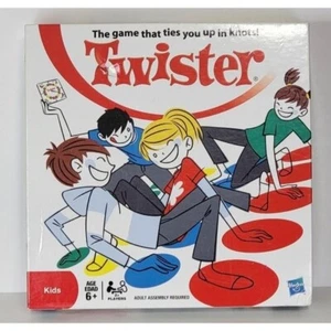 Alfombra de juego divertida TWISTER 2009 Milton Bradley Hasbro juego de fiesta clásico - Imagen 1 de 6