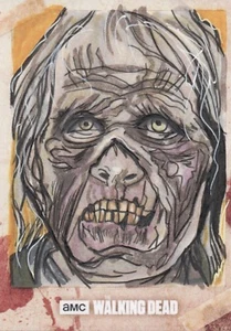 The Walking Dead Hunters & Hunted 2018, tarjeta de boceto de Rich Hennemann 1/1 - Imagen 1 de 2
