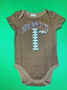 Body de diseño de fútbol americano NFL Denver Broncos 6-12 meses - Imagen 1 de 4