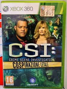CSI: CRIME SCENE INVESTIGATION COSPIRAZIONE LETALE XBOX 360 ITALIANO COMPLETO A - Imagen 1 de 3