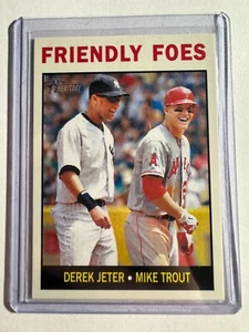 K201,113 - 2013 Topps Heritage #41 Derek Jeter/Mike Trout - Picture 1 of 1