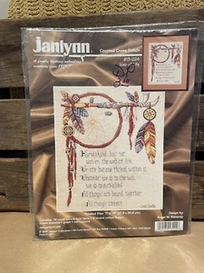 Vintage 1999 Janlynn gezähltes Kreuzstich-Set Web des Lebens #13-224 neu im Paket - Bild 1 von 3