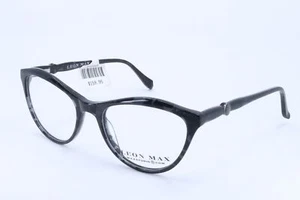 Leon Max LM4049 Black Cat Eye Women Full Rim 53-18-140 Eyeglasses Frames - Imagen 1 de 4