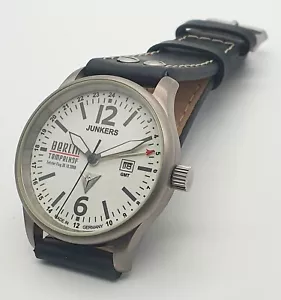 JUNKERS Berlin Tempelhof, GMT, Limitiert 4960/5000, Titangehäuse NEUWERTIG - Bild 1 von 5