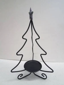 Longaberger Hierro Forjado Árbol de Navidad Soporte para Velas NUEVO EN CAJA Retirado - Imagen 1 de 1