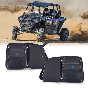 RZR Rear Door Bags Side Storage Bag Knee Pad for 14-19 Polaris RZR 4 Door Turbo - Picture 1 of 12