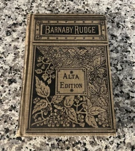 1892 Alta Edition Barnaby Rudge & Hard Times by Charles Dickens -Porter & Coates - Picture 1 of 8