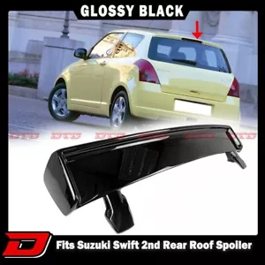 2005-2011 Fits Suzuki Swift 2nd Hatchback Monster Rear Roof Spoiler Color Black - Picture 1 of 5