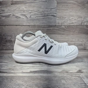 New Balance 696 V4 White Black Tennis Shoes Sneakers Womens Size 10 - Picture 1 of 13