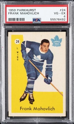 1959 PARKHURST #24 FRANK MAHOVLICH PSA 4 - Image 1 of 2