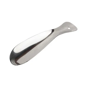 Metal Shoe Horn, 7 Inch Stainless Steel Shoe Horn, Small Portable Shoe Helper - Picture 1 of 3