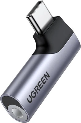 UGREEN USB C to 3.5mm Audio Adapter Type C Aux Headphone Jack DAC Stereo Gray  - Image 1 of 4