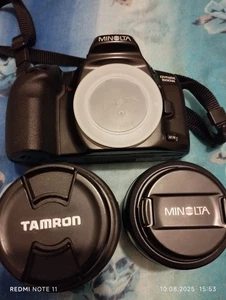 Minolta Dynax 500si mit Objektiv Neu + 1 Tamron Objektiv gebraucht. - Bild 1 von 24